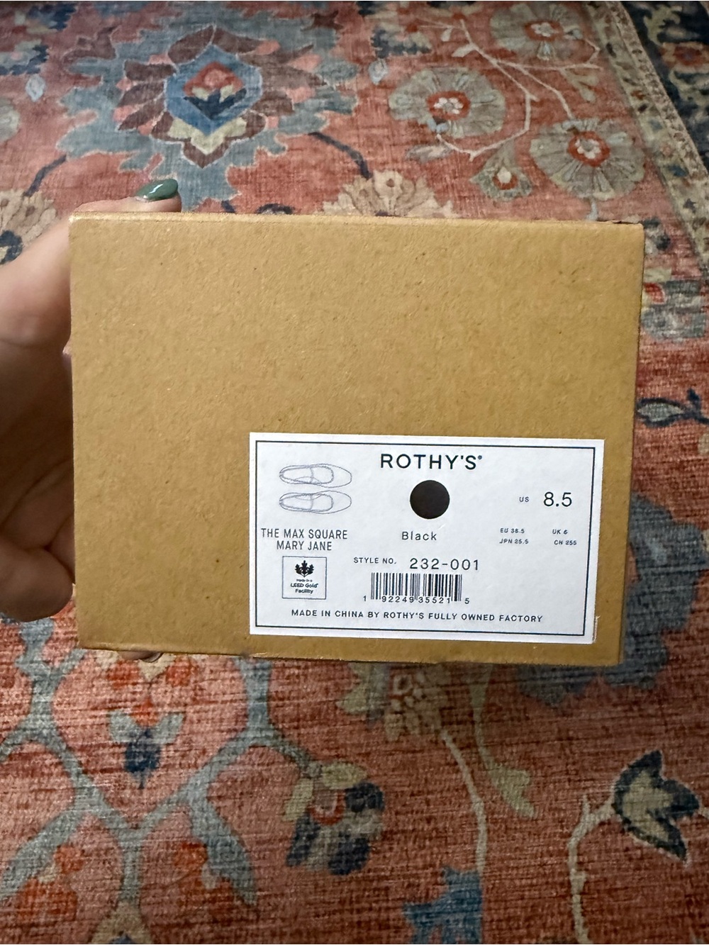 NWT Rothy’s Square Toe Maryjanes - Picture 3 of 4